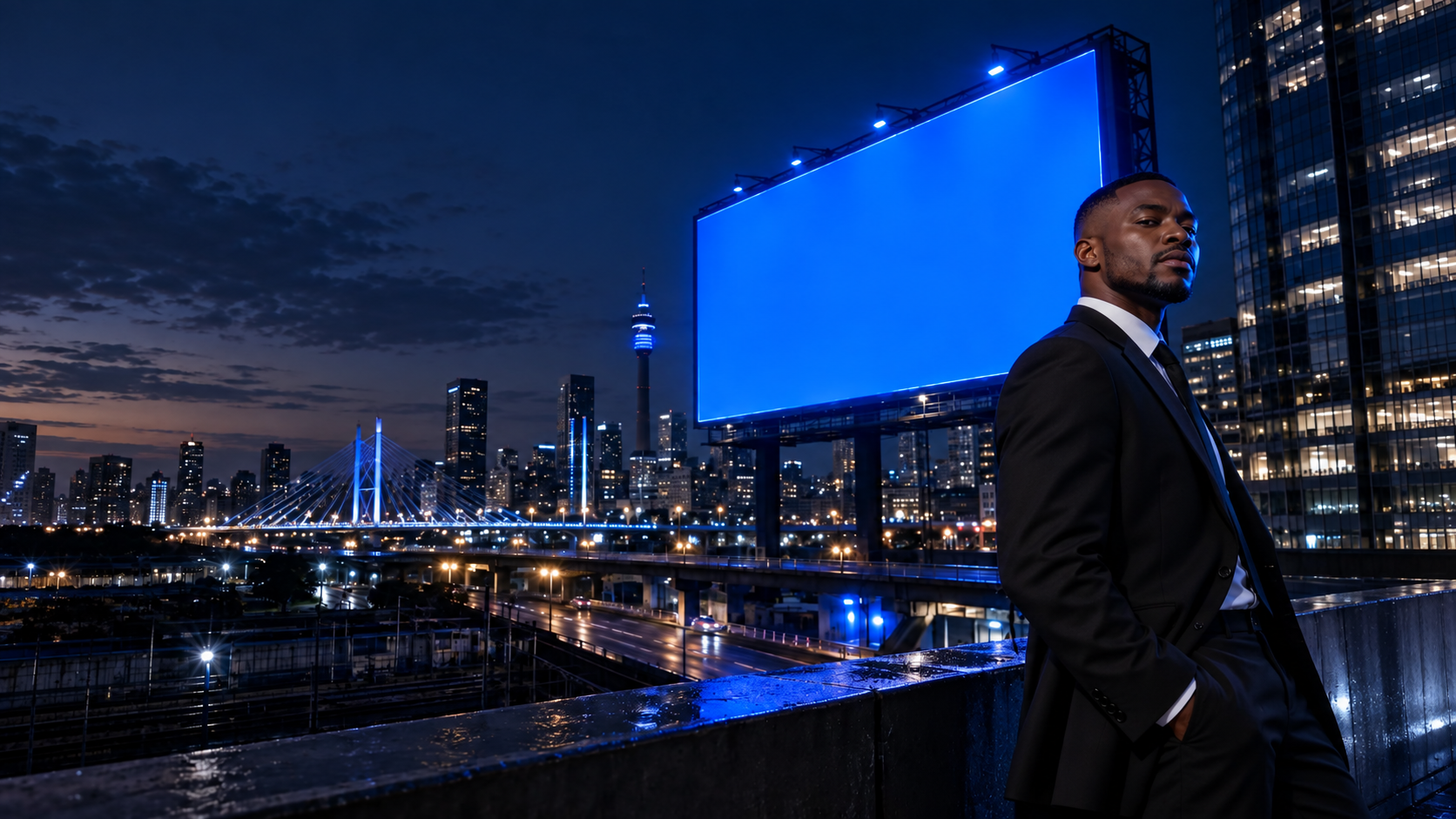 South African advertising campaign hero background
